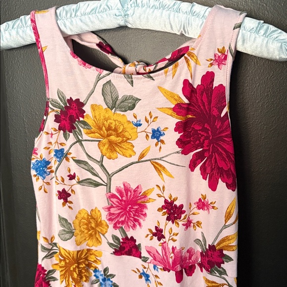 Old navy girls large 10-12 pink floral tank sundress - Picture 2 of 5